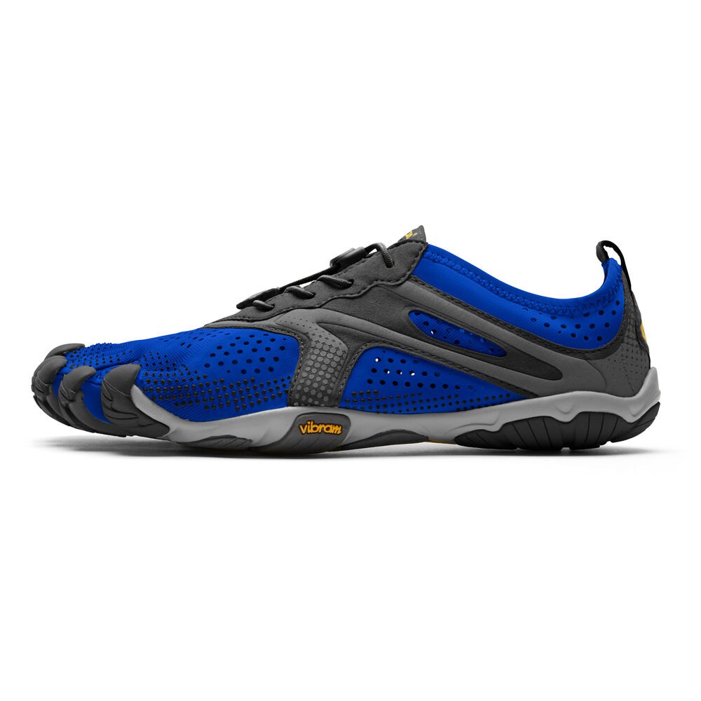 Vibram FiveFingers Herre Løbesko Blå/Sort - V-Run - 6172WFJHZ